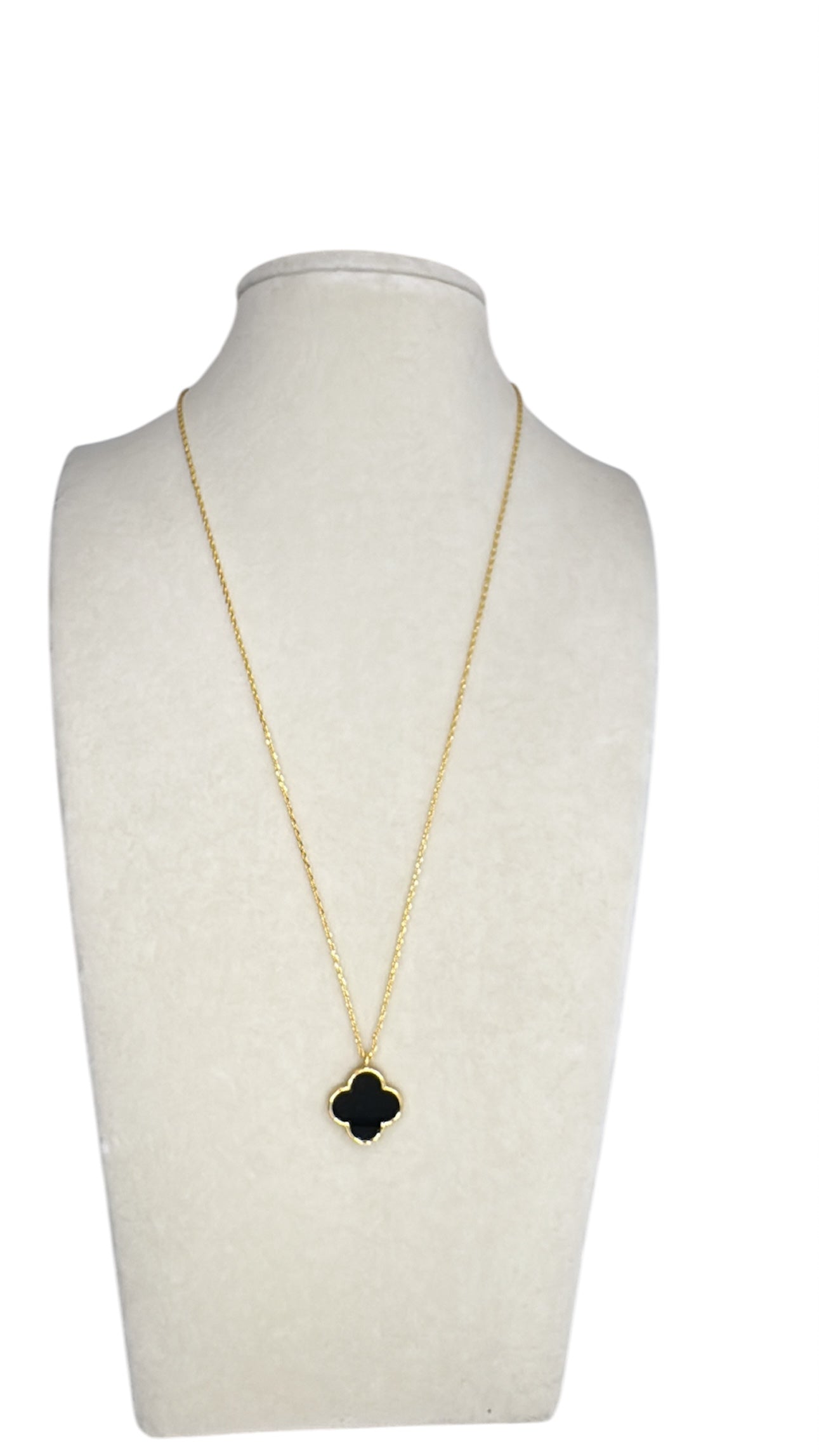 Gold Dipped Clover Necklace