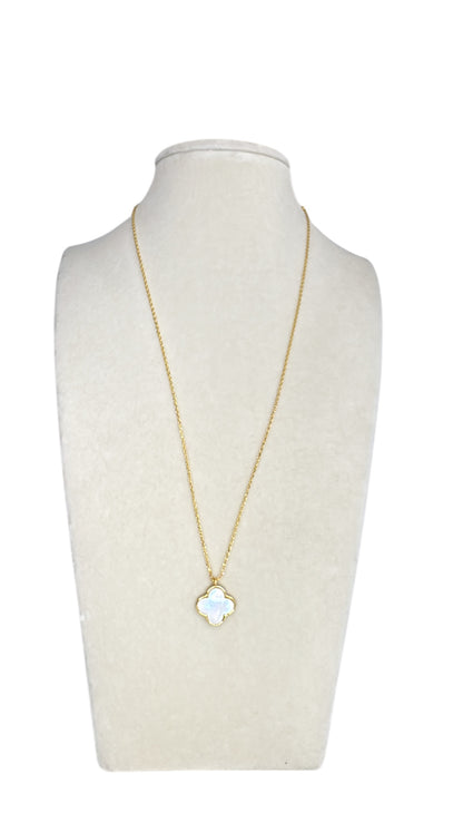 Gold Dipped Clover Necklace