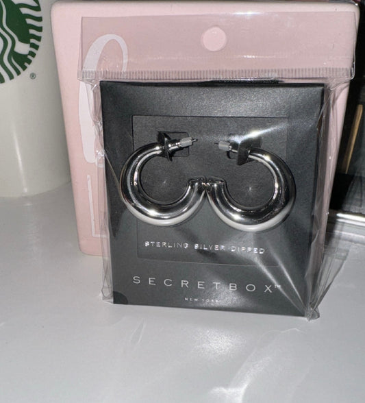 Q Sterling Silver Earrings