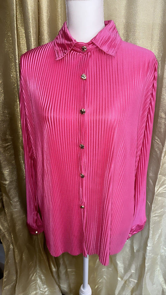 Bethany Long Sleeve Blouse  (Plus Size)