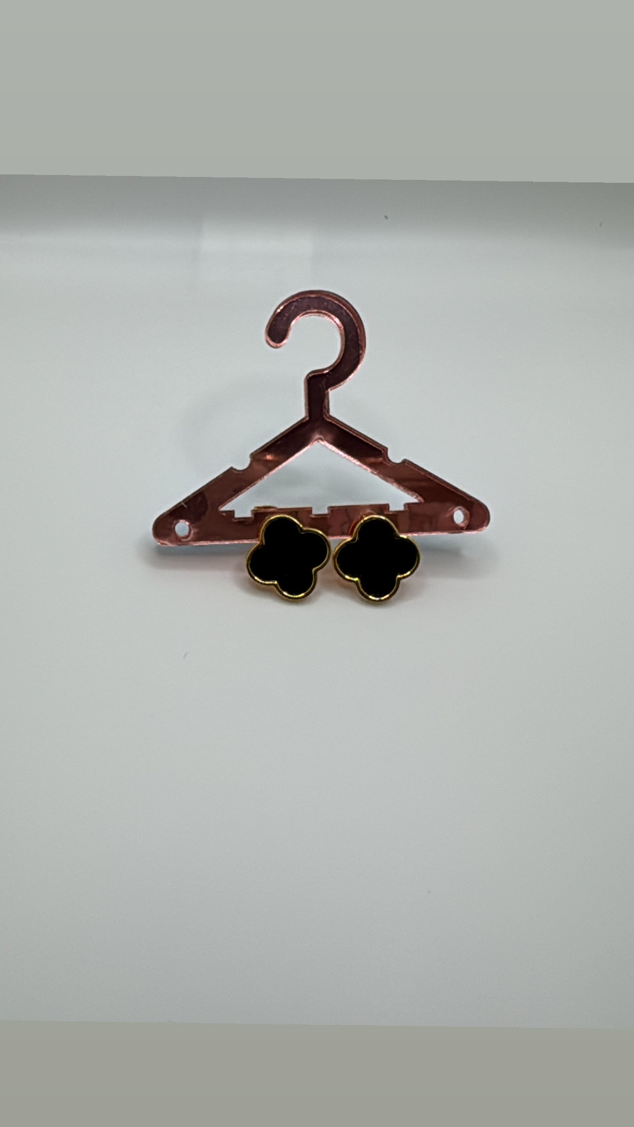 Gold Dipped Clover Earrings